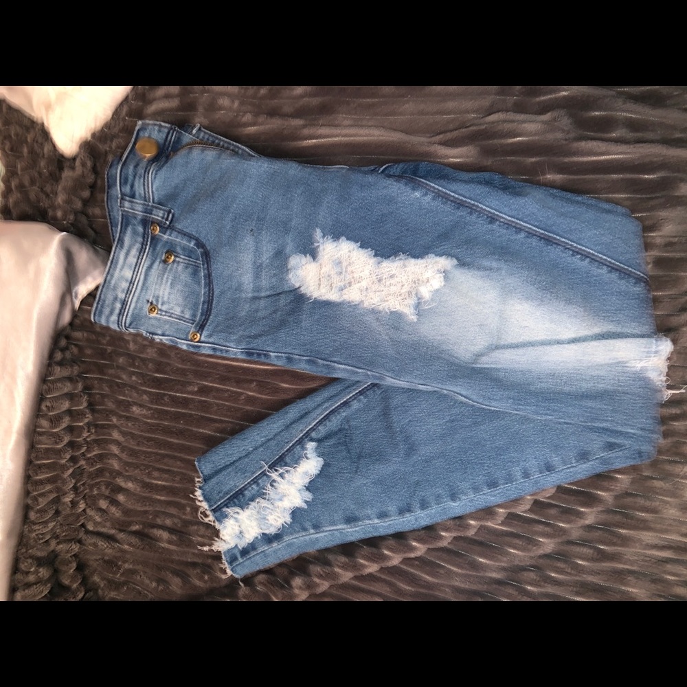 ripped skinnies